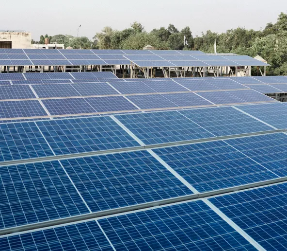 Industrial solar plant
